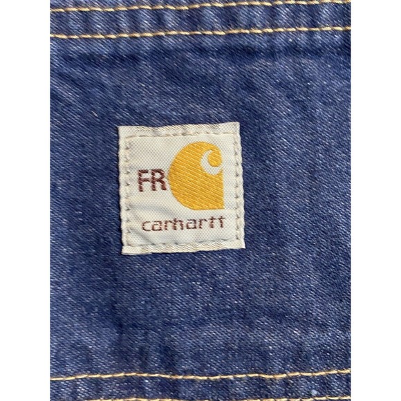 Carhartt FR Fire Resistant Jeans Mens 44 X 30 FRB13 HRC2 Blue Denim - Picture 2 of 6